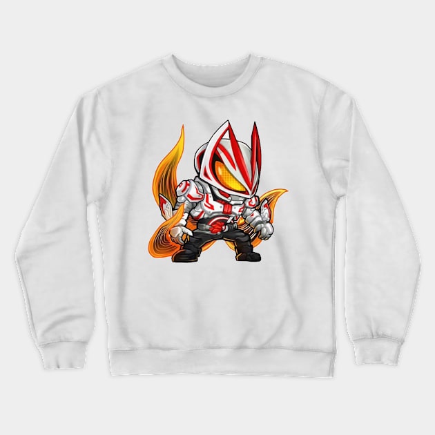 kamen rider Crewneck Sweatshirt by mprokolo corgi